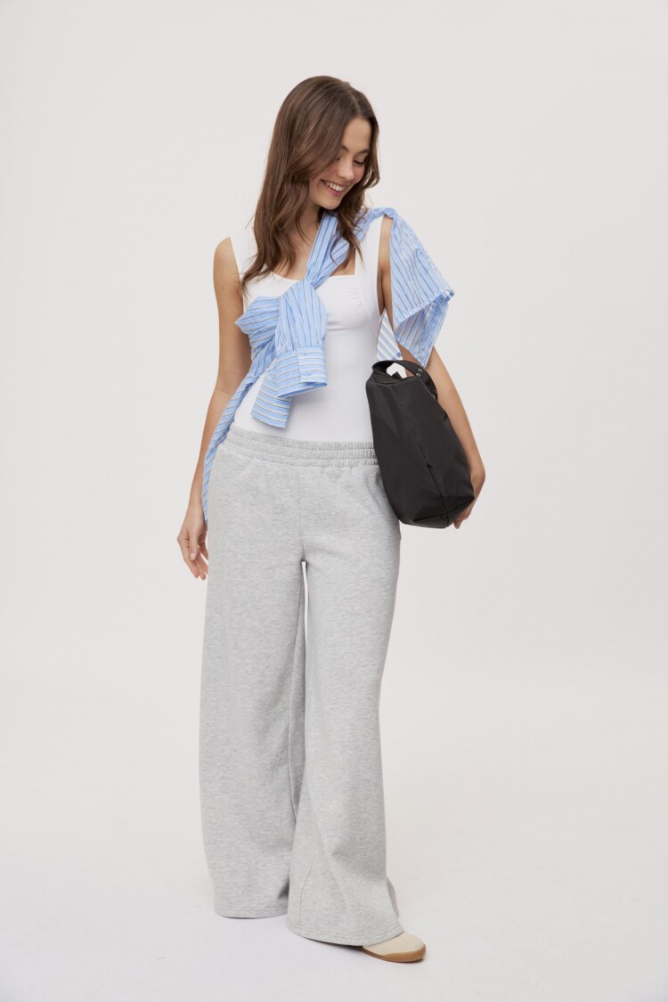 BABUCHA STROKES Gris Melange