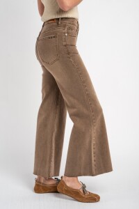 Flared Wide Leg Lavado Chocolate