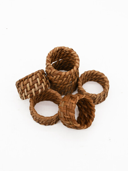 SERVILLETERO EN FIBRA NATURAL BEIGE