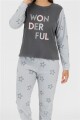 PIJAMA WONDERFUL GRIS