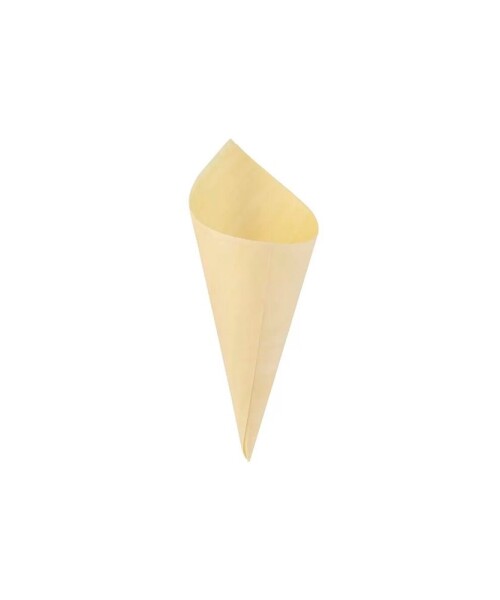 Cono mini de madera, diámetro 50 mm, altura 120 mm - 100 u Cono mini de madera, diámetro 50 mm, altura 120 mm - 100 u