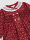 Vestido Smock Cuello Volante Caldera