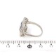 Anillo Estilo Antiguo En Platino, Brillantes Y Zafiros Sinteticos Anillo Estilo Antiguo En Platino, Brillantes Y Zafiros Sinteticos