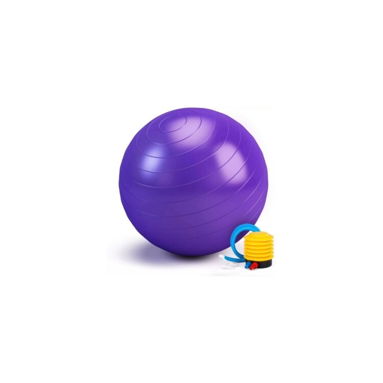 PELOTA PILATES YOGA 75CM VIOLETA