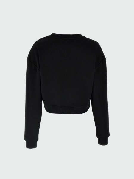 Balmain - Buzo de algodón con logo Balmain Paris Negro