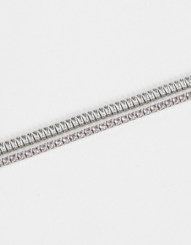Pulseras Flexibles Premium Gold Pulsera Flexible Bañada En Oro - Plateado
