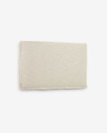 Cabecero desenfundable Tanit de lino blanco para cama de 160 cm