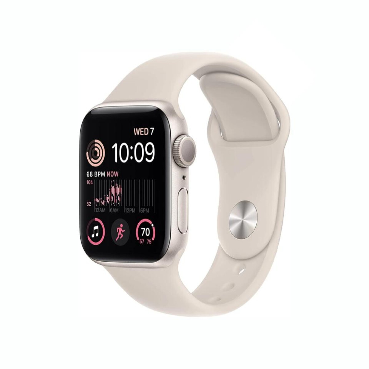 Reloj APPLE Watch SE (2nd GEN) MR9U3LLA 40MM GPS - Starlight Aluminum 