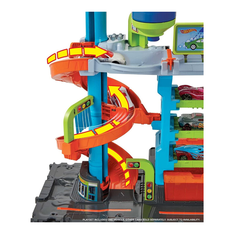 Hot Wheels City Mega Car Wash Torre de lavado Hot Wheels City Mega Car Wash Torre de lavado