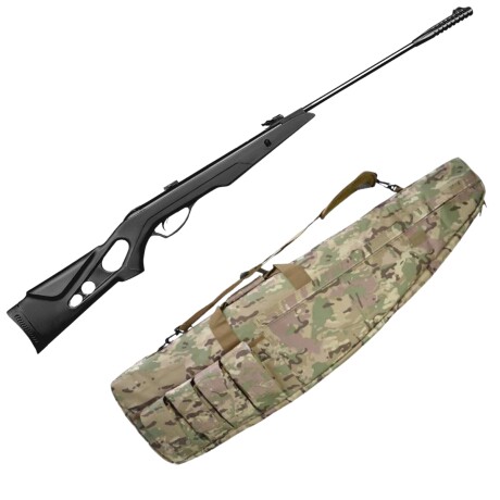 Combo rifle de resorte N-03 Calibre 6.35mm + funda Multicam