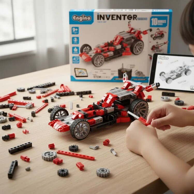 Bloque Lego Para Armar Auto De Carrera + 10 Modelos Inventor Bloque Lego Para Armar Auto De Carrera + 10 Modelos Inventor