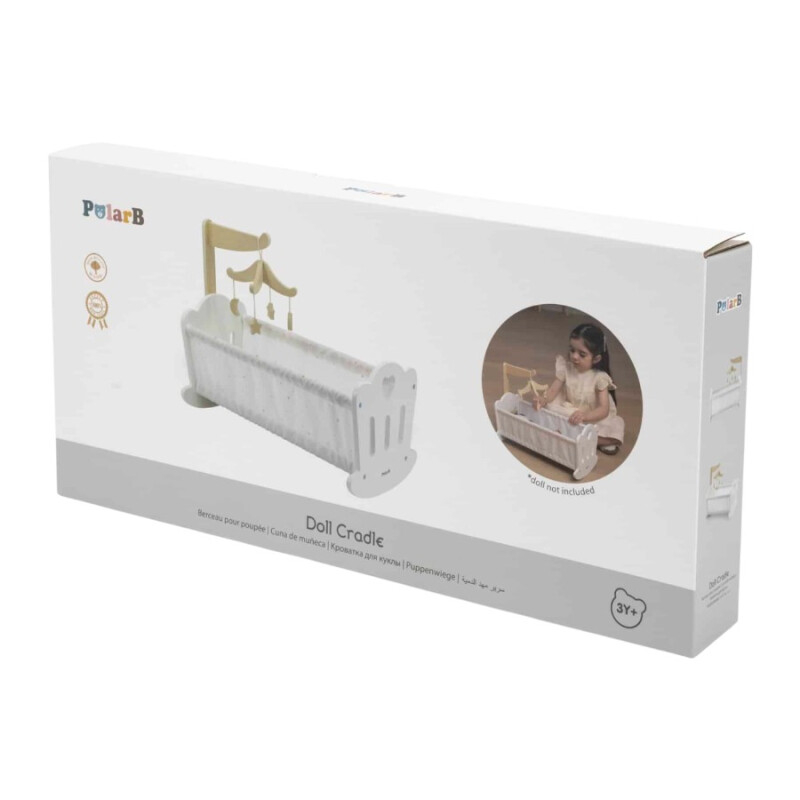 Cuna Bebé Madera Muñecos Polar B Cuna Bebé Madera Muñecos Polar B
