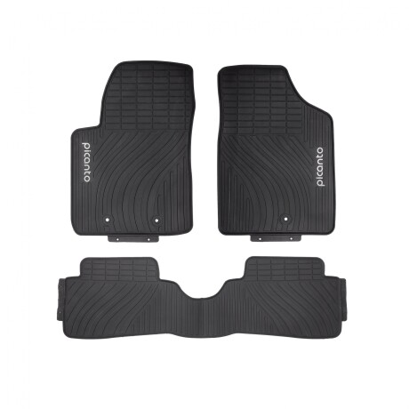 Alfombra Para Kia Picanto New Color Negro 3pcs Alfombra Para Kia Picanto New Color Negro 3pcs