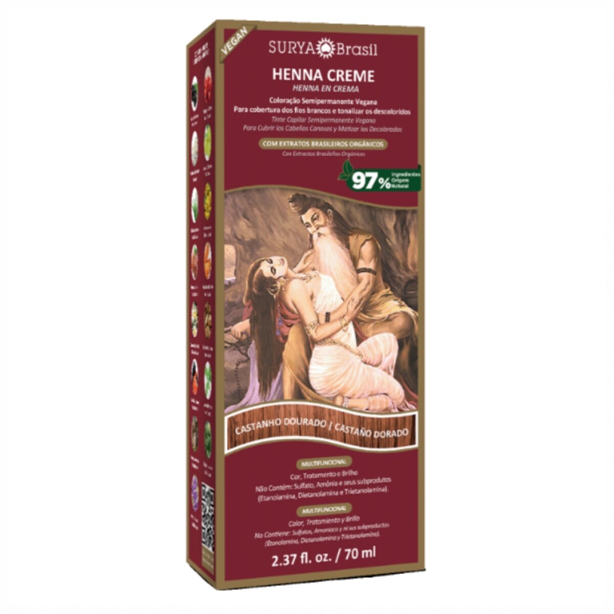 Tinta Surya Henna Crema Castaño Dorado 70ml 