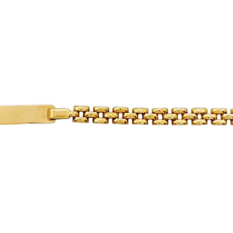 Pulsera Identidad Pantera-Oro bajo-Sin Piedra-PU8013 sinpiedra