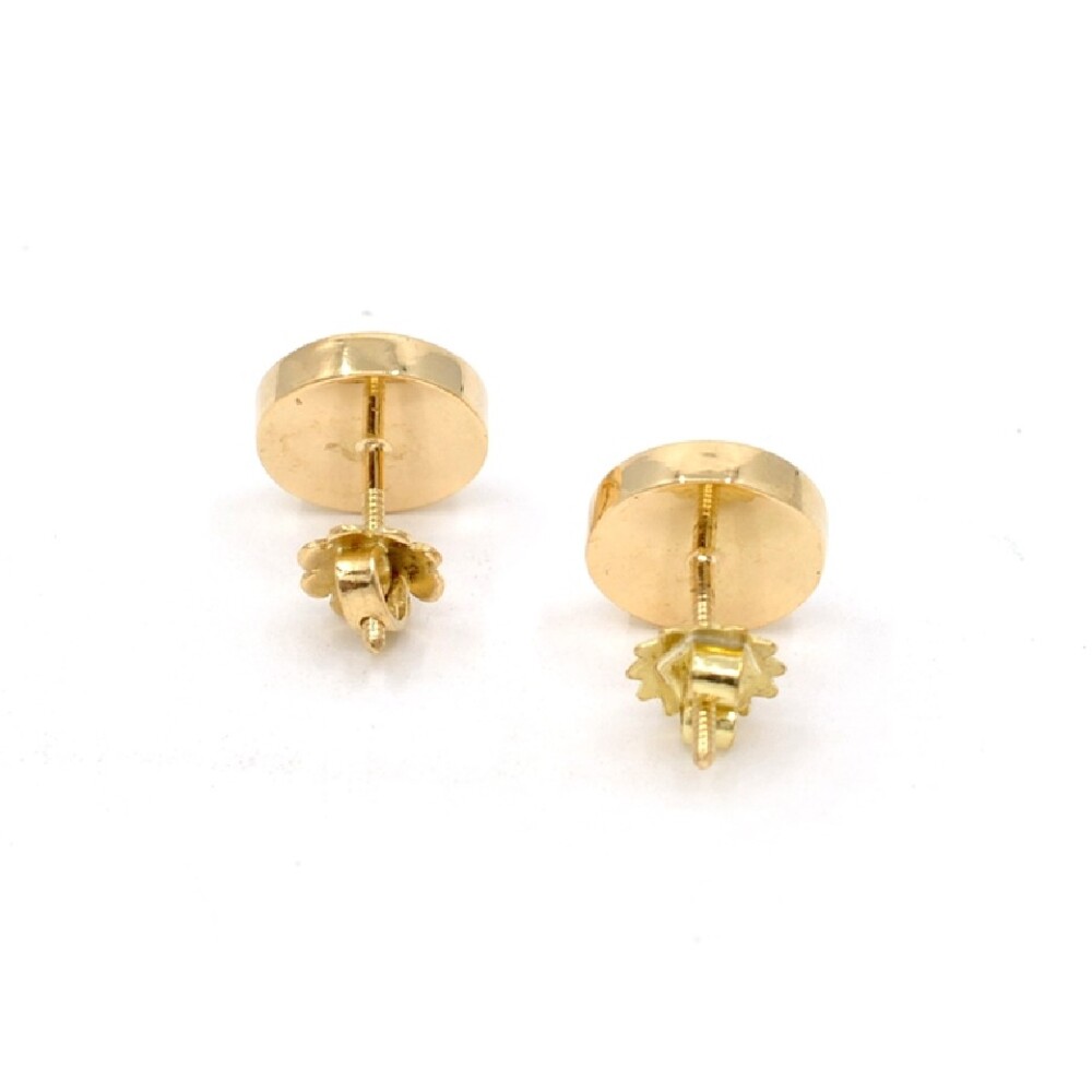 Caravanas En Oro 18K Y Onix Caravanas En Oro 18K Y Onix