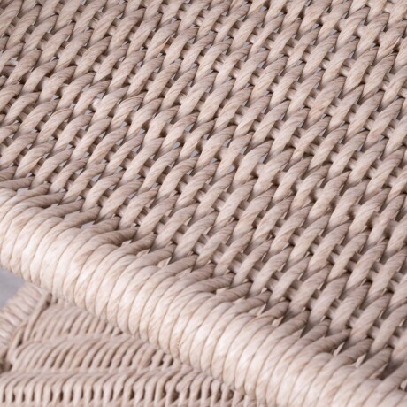 SILLA DE COMEDOR RATTAN-Y-METAL NATURAL-BEIGE BILLY
