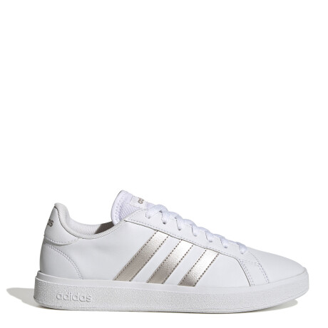 Championes de Mujer Adidas Grand Court Base 2.0 Blanco - Plateado