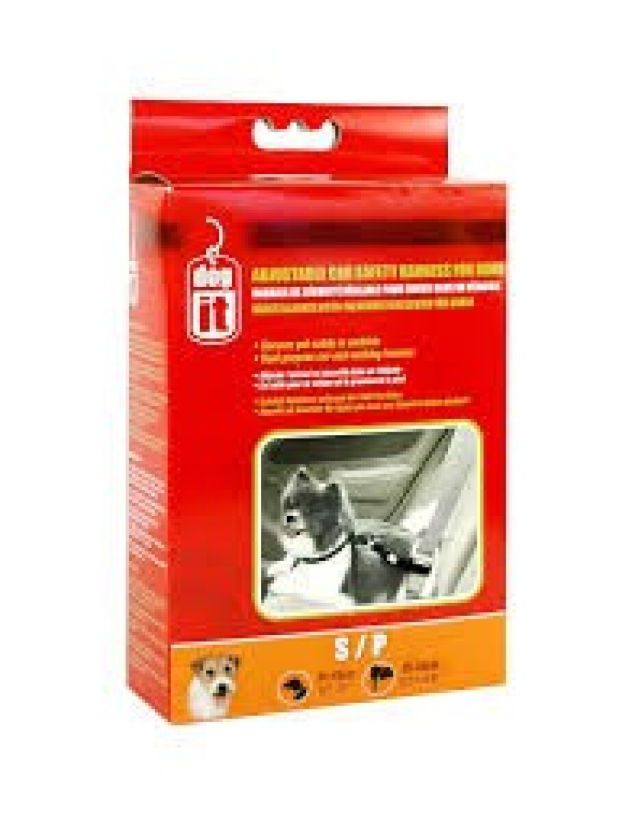 ARNÉS DE SEGURIDAD P/AUTO, S, NEGRO 