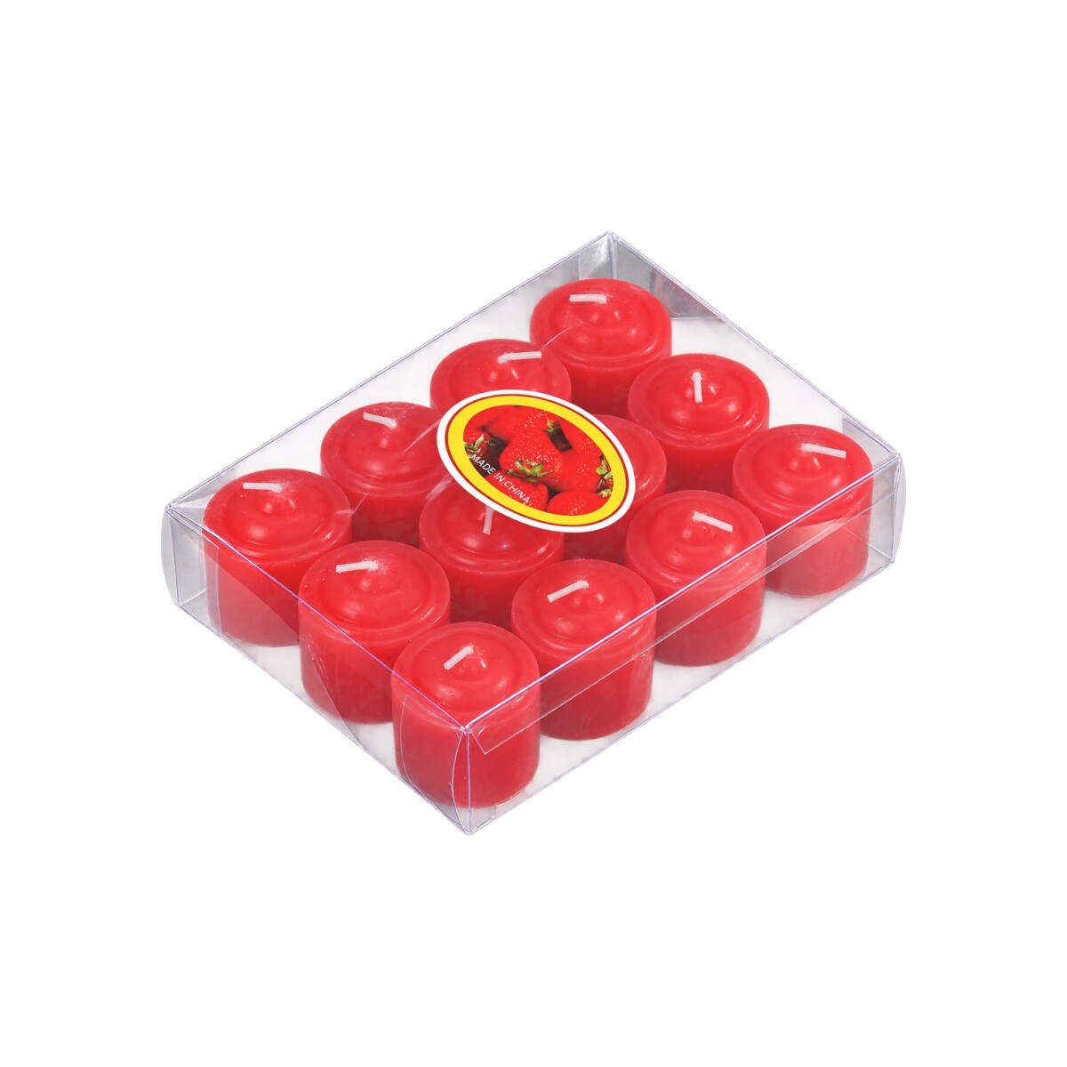 Velas Aromáticas Bloom X12 Pcs - Frutilla 