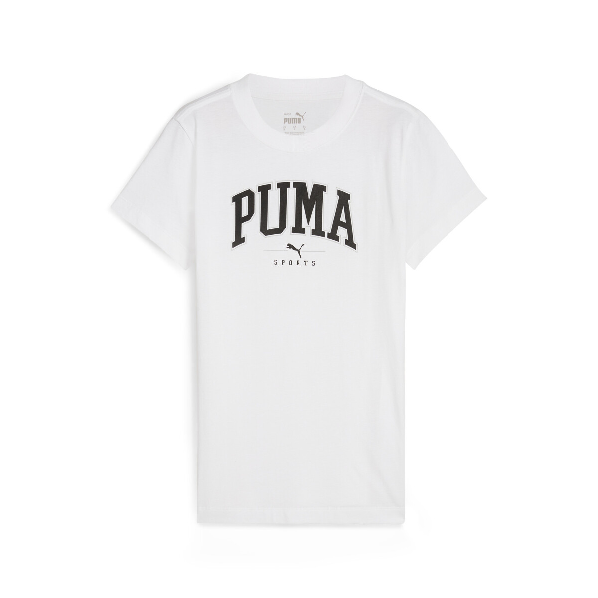 Remera Puma SQUAD Graphic Tee de Mujer - 681537 02 - Blanco 