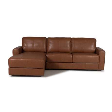 Rinconera Como - Cuero Advanced - 2 + Chaise izquierdo Maverick Telha (Preventa)