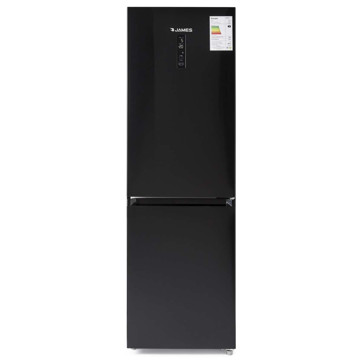 Refrigerador Combinado James Frio Seco Rj 420 Dark Inox - NEGRO 