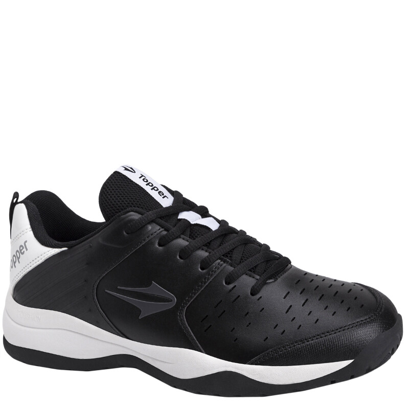 Championes de Hombre Topper Rod II Mns Negro - Blanco