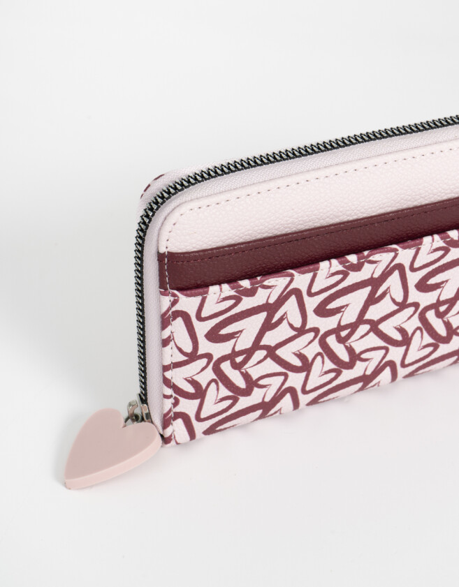 Ficheros Billetera Fichero Cuerina Estampado - Combinacion Tricolor