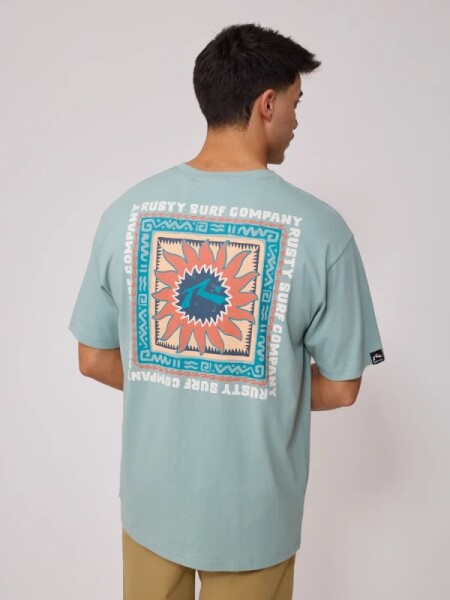 T-SHIRT RUSTY ILKIAN VERDE