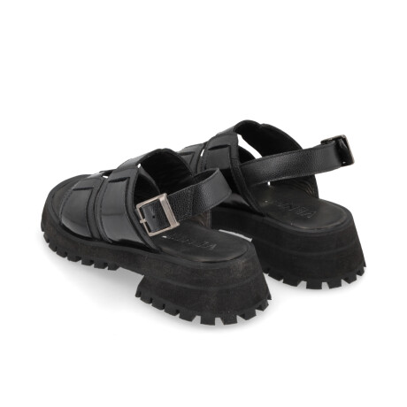 SANDALIAS VENET - CUERO ELLIE NEGRO