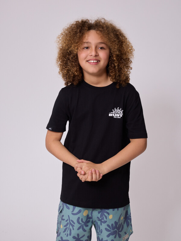 T-SHIRT LYSANDER TEEN RUSTY Negro