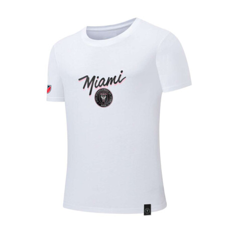 Remera Inter Miami de Niños Blanco