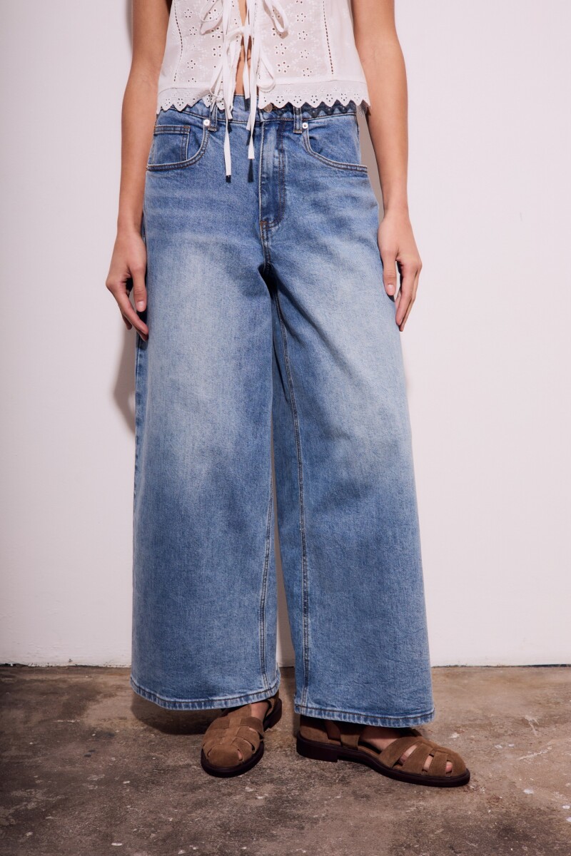 Jean Wide Leg Denim