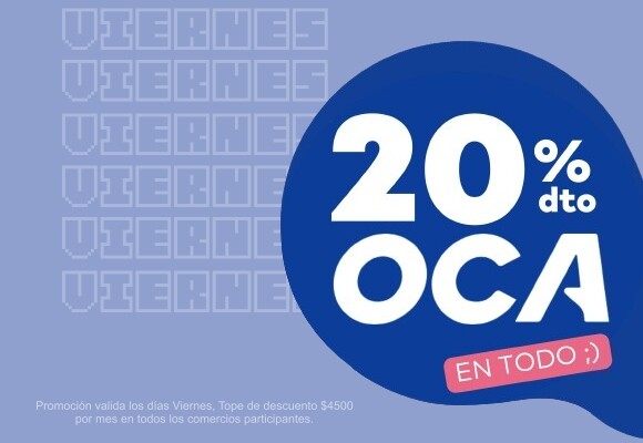 viernes de oca 20%