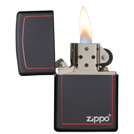 Encendedor Zippo Negro Logo 0