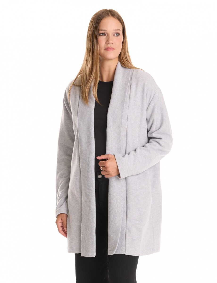 Cardigan Abierto Soft - Gris 
