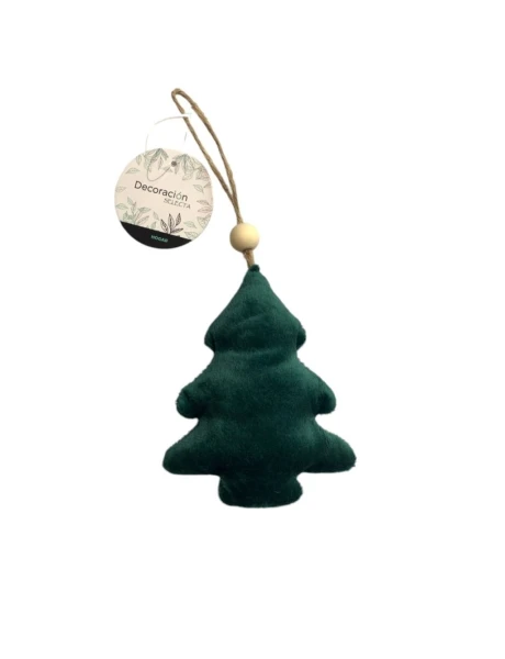 ADORNO COLGANTE ARBOL NAVIDAD 10x8CM VERDE/ROJO ADORNO COLGANTE ARBOL NAVIDAD 10x8CM VERDE/ROJO