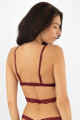 Bralet glare Bordeaux oscuro