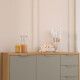 BAJO MESADA 1200 MOBILIARIO COCINA MDF COLORS FREIJO FREIJO