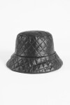 Gorro bucket matelaseado negro