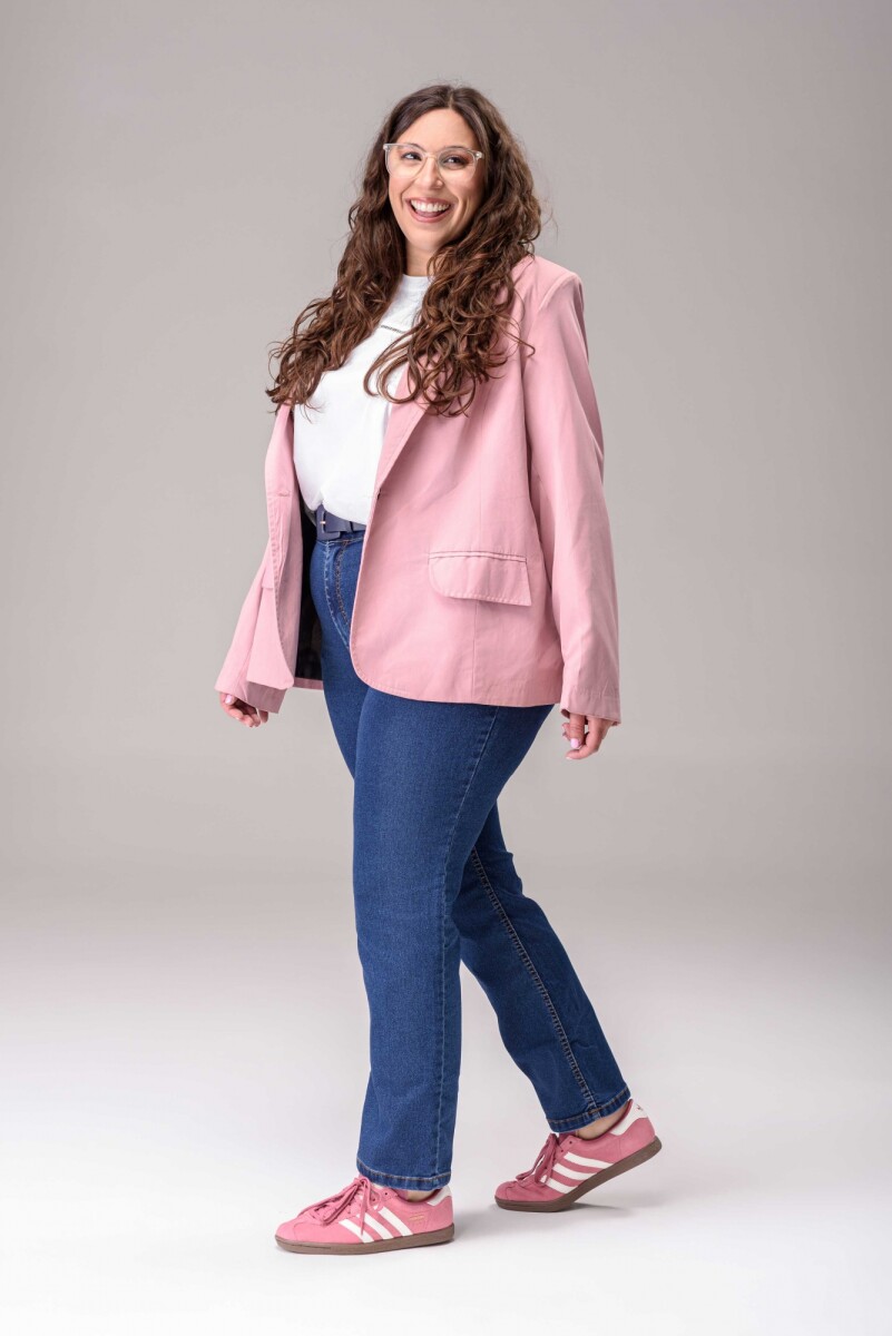 Blazer Yerry - Rosa 