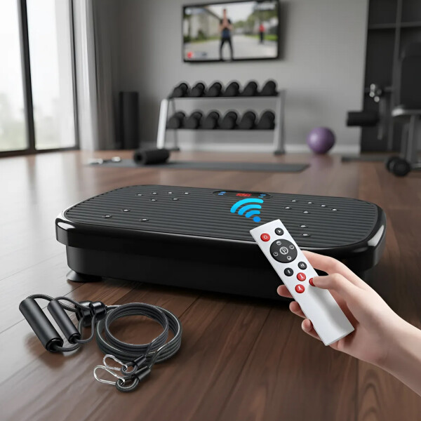 Plataforma Vibratoria P/ejercicios Oscilante Con Control PLATAFORMA VIBRATORIA ELECTRICA VAR1039