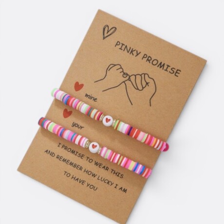 Set Pulsera Infantil Pinky Promise X2 Set Pulsera Infantil Pinky Promise X2