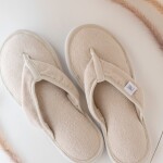 Zapatilla de Cama Velour Beige XXG