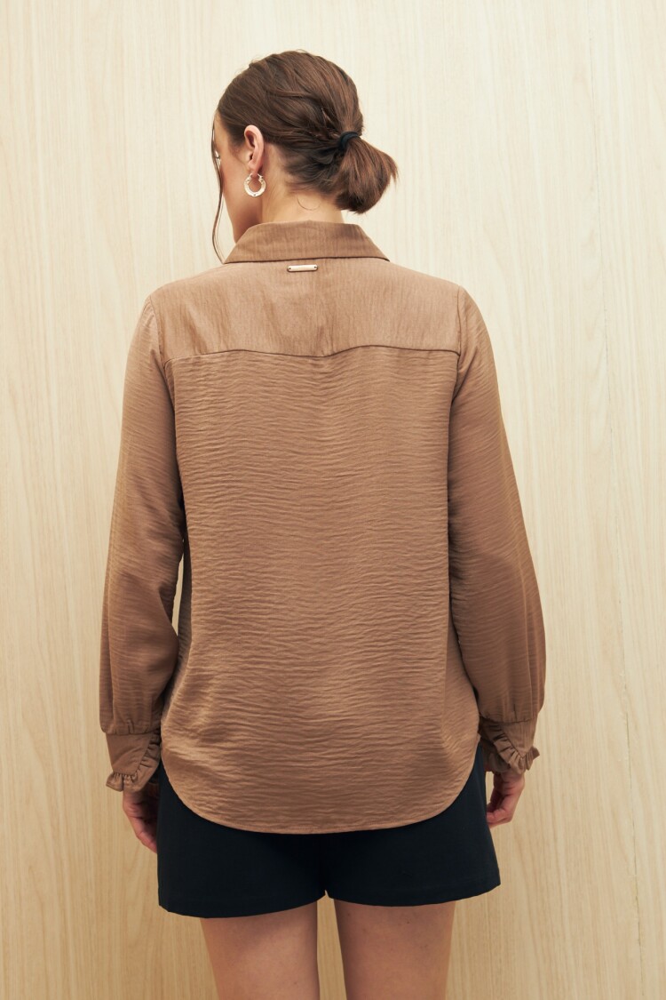 CAMISA BLISSTINA Marron