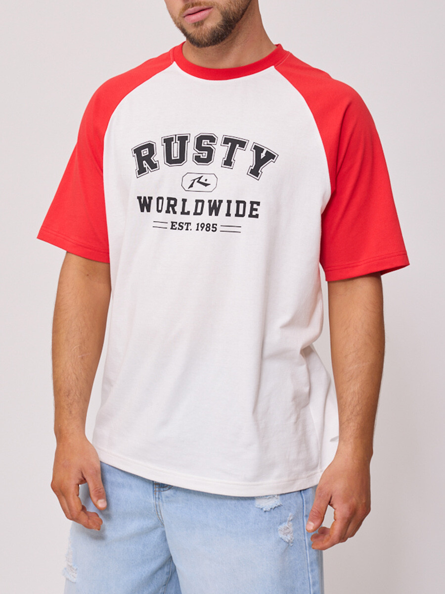 T-SHIRT ERNEUS RUSTY - Rojo 