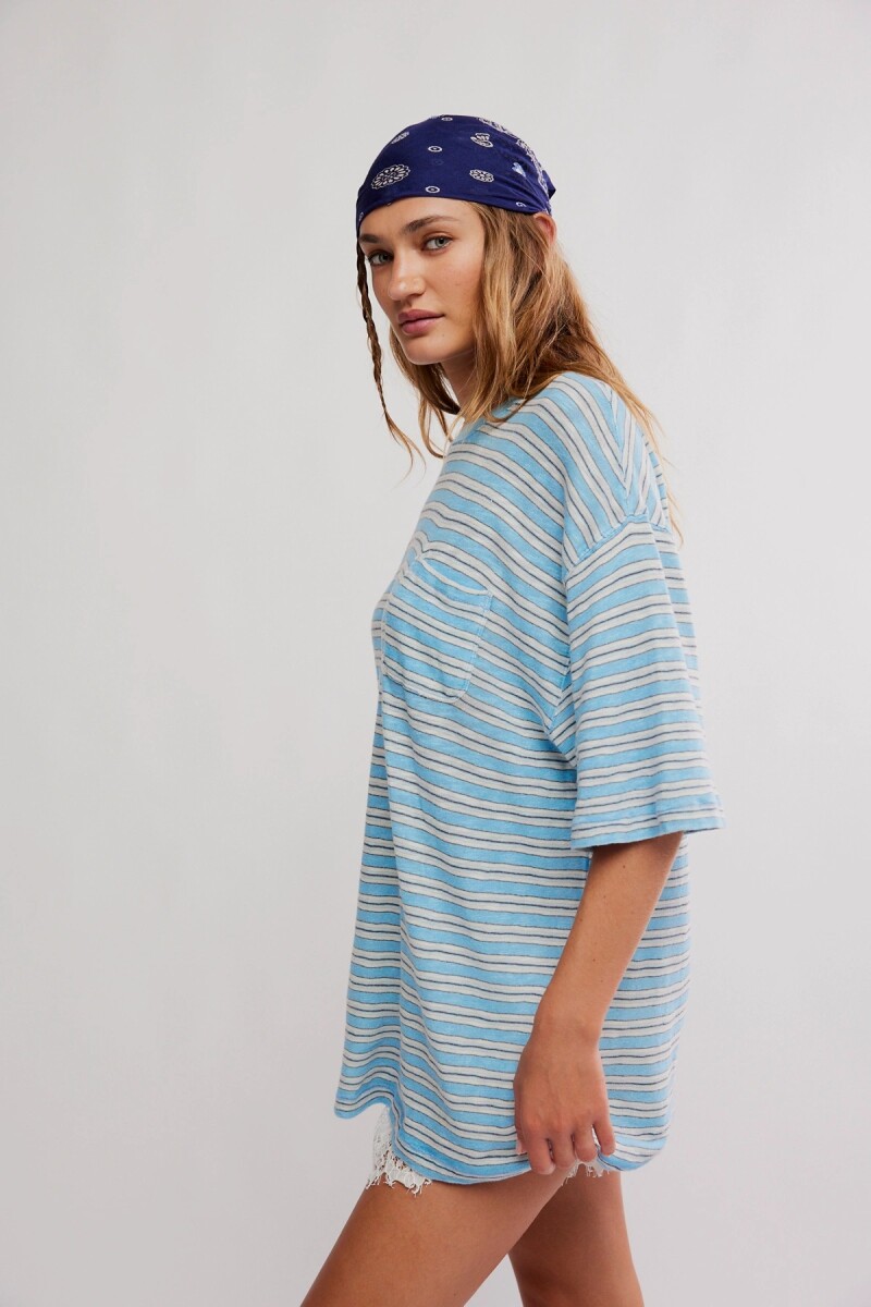 REMERA ALL LOVE POCKET Azul