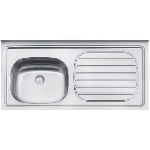Bajo Mesada 3 Puertas 1 Cajón + Pileta Izquierda Tramontina Acero Inoxidable + Aéreo 3 Puertas - Blanco Bajo Mesada 3 Puertas 1 Cajón + Pileta Izquierda Tramontina Acero Inoxidable + Aéreo 3 Puertas - Blanco