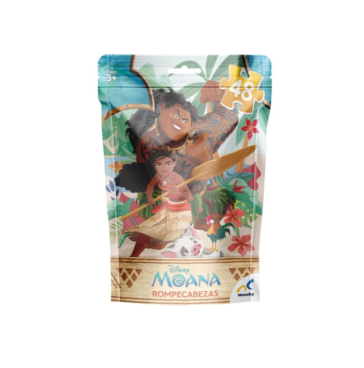 Puzzle Bolsa Foil 48 Piezas Moana Novelty 